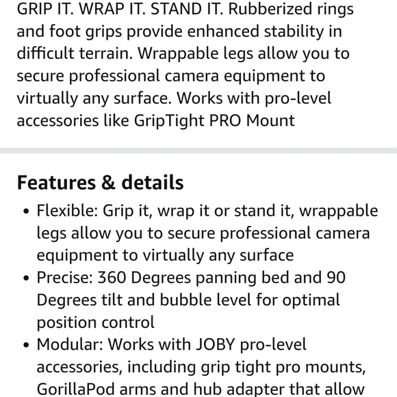 Joby camera stand - Picture 6 of 14